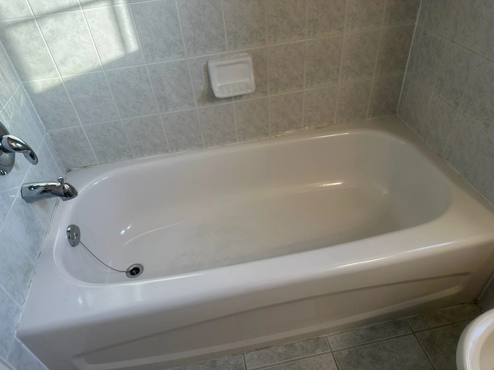 Spotless bathroom after professional deep cleaning service - clean tiles, sanitized surfaces, and fresh appearance by Clean Horizons GTA